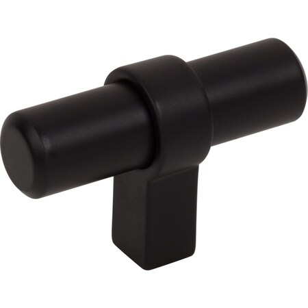 Jeffrey Alexander 2In. Overall Length Matte Black Key Grande CabinetIn.tIn. Knob 51MB
